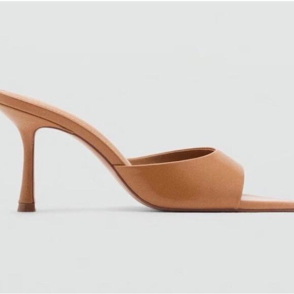 Zara Shoes - MANGO Tan Women's Heels, size 9
